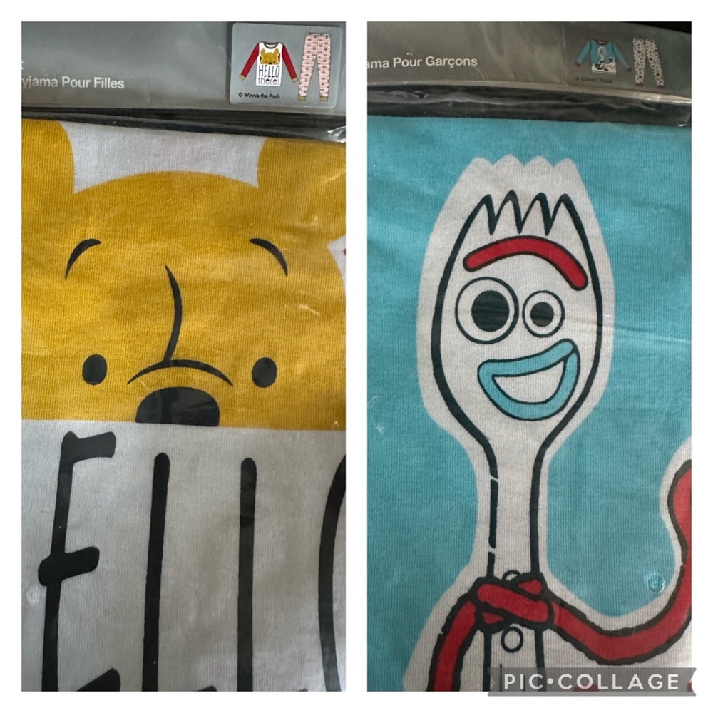 Brand new size 4 Disney Jammies in package! Retails for 19.99 each! $30 for both